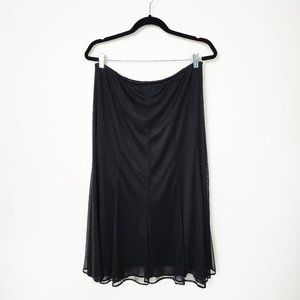 Whimsygoth Black Sheer Layer Skirt